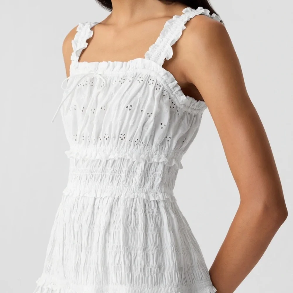 BNWT Gap × DÔEN Eyelet Midi Dress - Picture 2 of 3